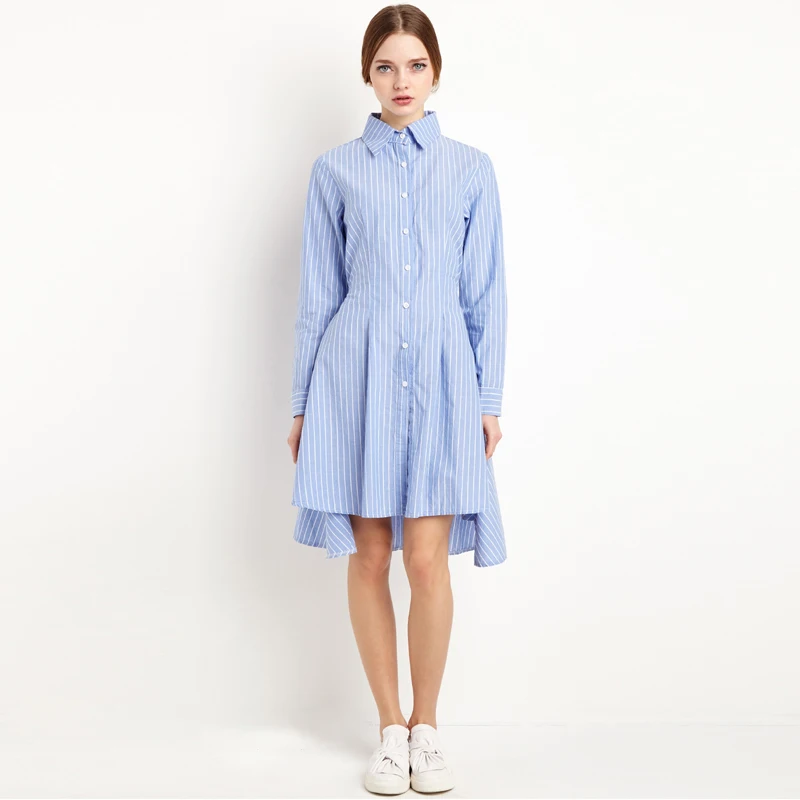 2019 Summer Autumn New Fashion Vestidos Women Casual Elegant Office Long Sleeve Stripe Boyfriend Style Sexy Mini Shirt Dress XXL
2019 Summer Autumn New Fashion Vestidos Women Casual Elegant Office Long Sleeve Stripe Boyfriend Style Sexy Mini Shirt Dress XXL