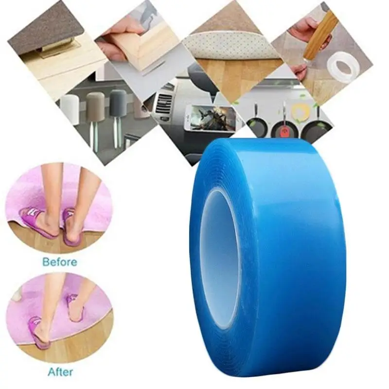 1pc Nano-adhesive 10,000 Times Magic Tape Reusable Multi-function Non-marking Nano-adhesive Transparent Double-sided Tape
1pc Nano-adhesive 10,000 Times Magic Tape Reusable Multi-function Non-marking Nano-adhesive Transparent Double-sided Tape