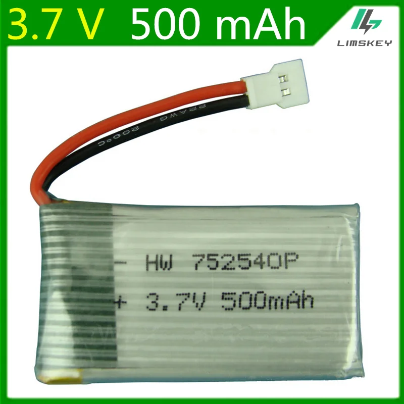 3.7V 500mAH Lipo Battery For Syma X5C X5SC M68 Cheerson CX-30 Quadrocopter 3.7 V 500 mAH 752540
3.7V 500mAH Lipo Battery For Syma X5C X5SC M68 Cheerson CX-30 Quadrocopter 3.7 V 500 mAH 752540