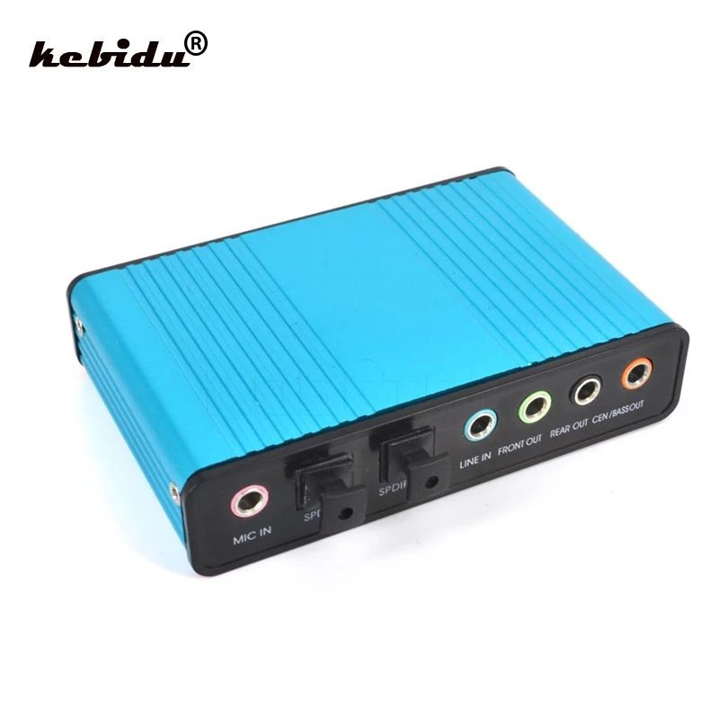 kebidu Professional External USB Sound Card Channel 5.1 7.1 Optical Audio Card Adapter Optical Controller for Laptop Computer
kebidu Professional External USB Sound Card Channel 5.1 7.1 Optical Audio Card Adapter Optical Controller for Laptop Computer
