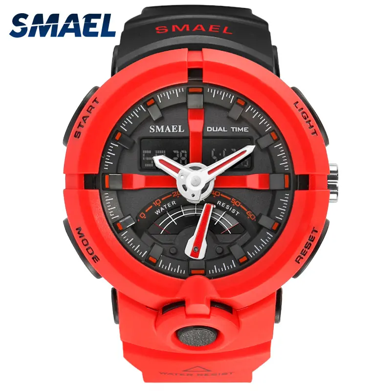 Cool LED Watch Men Analog Alarm S Shock led Digital Wrist Watch Mens SMAEL Watch Men 1637 relogio masculino Sport Watch Running
Cool LED Watch Men Analog Alarm S Shock led Digital Wrist Watch Mens SMAEL Watch Men 1637 relogio masculino Sport Watch Running
