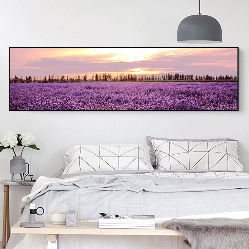 Nordic Flower Print Sunset Landscape Modern Nature Picture Poster sweet dream Purple painting Led canvas Art Wall Bedroom Decor
Nordic Flower Print Sunset Landscape Modern Nature Picture Poster sweet dream Purple painting Led canvas Art Wall Bedroom Decor