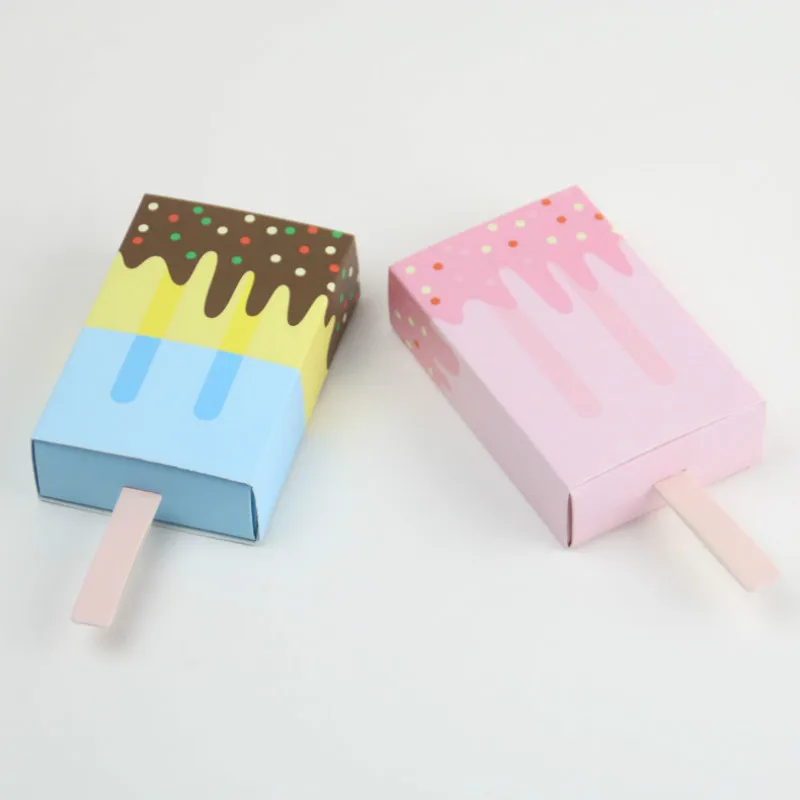 10Pcs Ice Cream Shape Gift Boxes Candy Paper Box Cartoon Drawer Gift Bag Kids Baby Shower Birthday Party Gifts Box Favor
10Pcs Ice Cream Shape Gift Boxes Candy Paper Box Cartoon Drawer Gift Bag Kids Baby Shower Birthday Party Gifts Box Favor