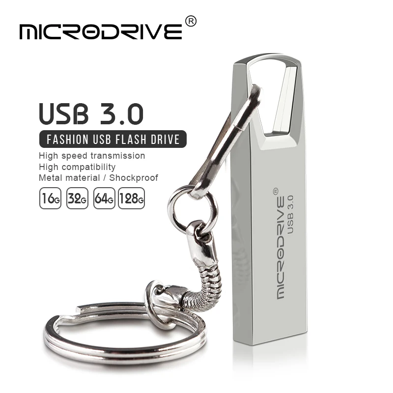 High Speed USB Flash Drive Key Ring Metal memoria usb 3.0 16GB 32GB 64GB 128GB Pen Drive Memory Usb Stick Pendrive Flash Drive
High Speed USB Flash Drive Key Ring Metal memoria usb 3.0 16GB 32GB 64GB 128GB Pen Drive Memory Usb Stick Pendrive Flash Drive