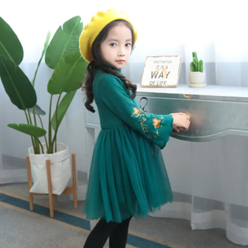 Children Evening Dresses Kids Clothes Autumn Winter Girls Dress spring Baby Girl Embroidered Long Sleeve Princess Dress
Children Evening Dresses Kids Clothes Autumn Winter Girls Dress spring Baby Girl Embroidered Long Sleeve Princess Dress