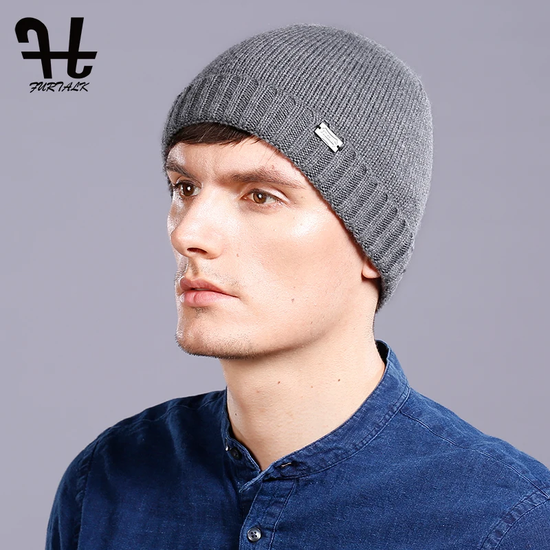FURTALK Winter Men Hat Wool Cashmere Knitted Men Beanie Spring Autumn Skullies Hats 2019 Winter Cap
FURTALK Winter Men Hat Wool Cashmere Knitted Men Beanie Spring Autumn Skullies Hats 2019 Winter Cap