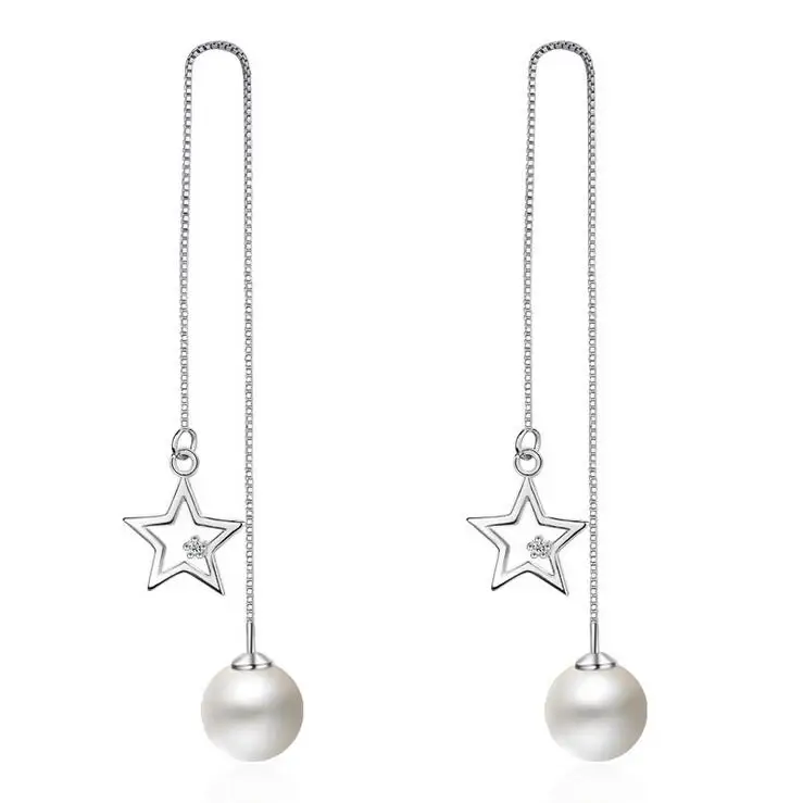 Promotion fashion little star imitation pearl women cheap 925 sterling silver ladies`long drop earrings jewelry gift wholesale
Promotion fashion little star imitation pearl women cheap 925 sterling silver ladies`long drop earrings jewelry gift wholesale