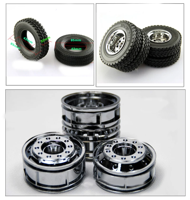 2PCS Mini Tire 1/14 Tamiya Tractor/Dump Trucks Wheels Outer Dia 85mm Simulated Toys Tyre Small Tires Accessories for Car Model
2PCS Mini Tire 1/14 Tamiya Tractor/Dump Trucks Wheels Outer Dia 85mm Simulated Toys Tyre Small Tires Accessories for Car Model