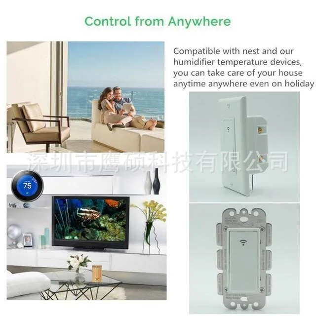 Type 1/2/3 Gang AC 100-240V Smart WIFI LED Light Switch Wall Panel Mobile APP Remote Control for Alexa
Type 1/2/3 Gang AC 100-240V Smart WIFI LED Light Switch Wall Panel Mobile APP Remote Control for Alexa