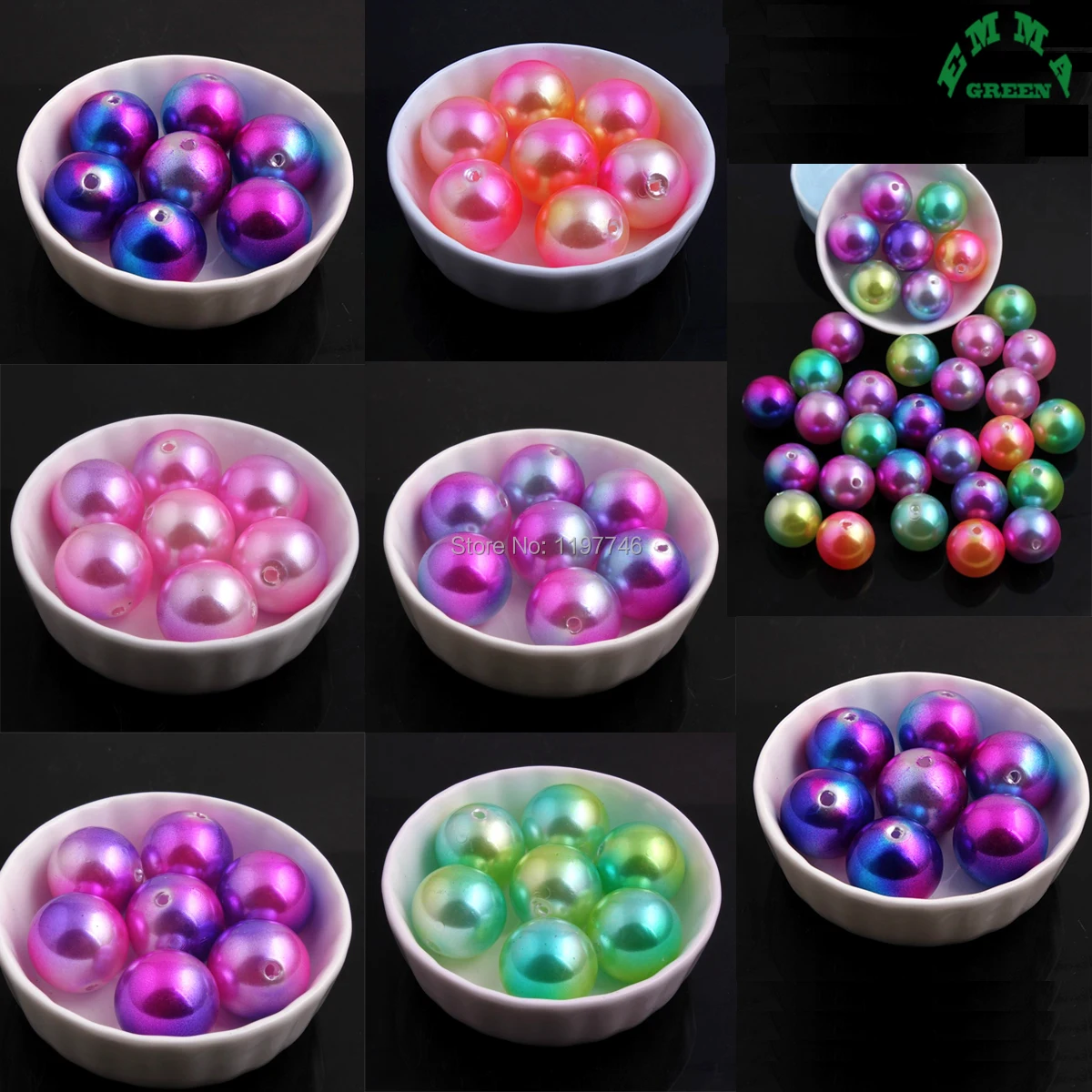 Pearl Beads for Jewelry making Rainbow Beads 20mm 100pcs abs Pearls Beads Acrylic Beads loose Spacer Beads for DIY Accessories
Pearl Beads for Jewelry making Rainbow Beads 20mm 100pcs abs Pearls Beads Acrylic Beads loose Spacer Beads for DIY Accessories