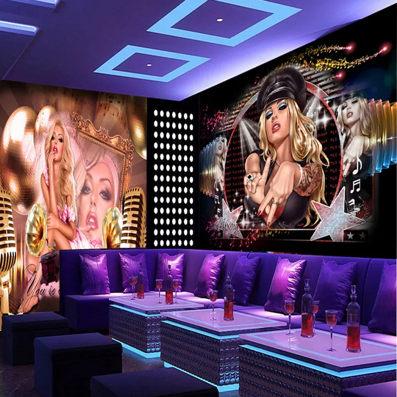 beibehang beipapel de parede 3D three-dimensional personality Flirty theme KTV large mural wallpaper wall covering bar backdrop
beibehang beipapel de parede 3D three-dimensional personality Flirty theme KTV large mural wallpaper wall covering bar backdrop