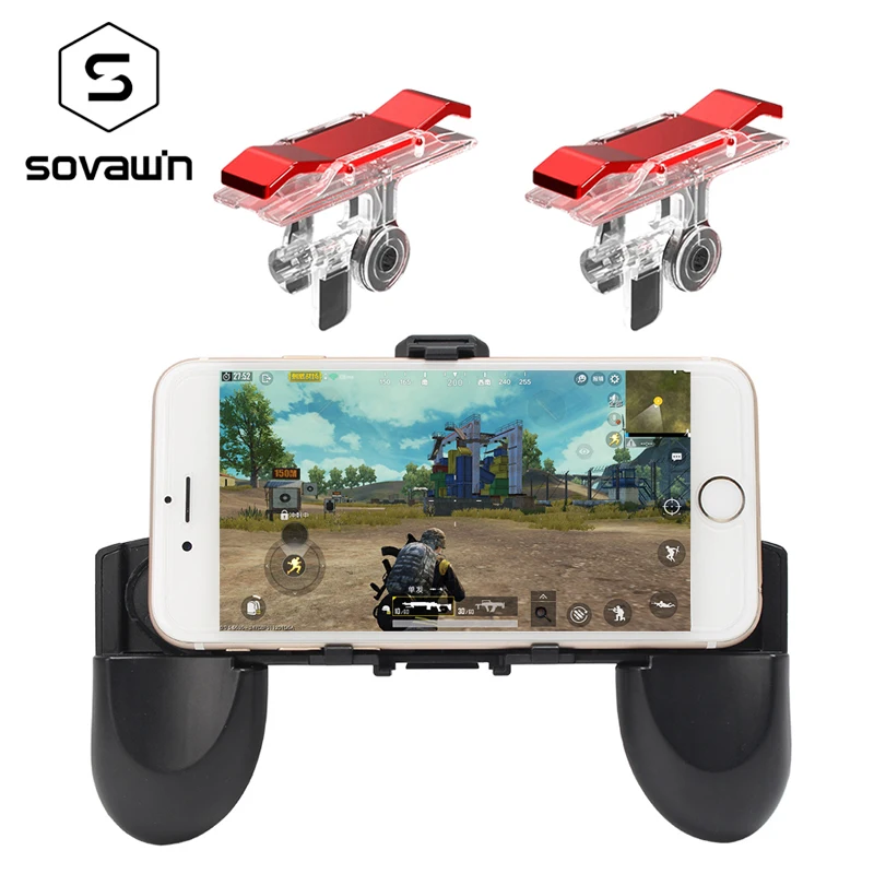 Gamepad Controller PUBG mobile Phone game pad joystick trigger for pubg gaming Control shooter fire button for Iphone Android
Gamepad Controller PUBG mobile Phone game pad joystick trigger for pubg gaming Control shooter fire button for Iphone Android