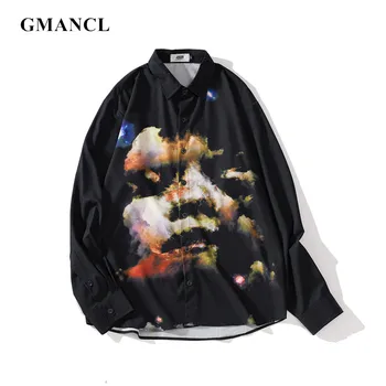 2019 Men Harajuku 3D printed art abstract painting Hip Hop printed Shirts fashion Streetwear Mens Loose black Long sleeve Shirts
2019 Men Harajuku 3D printed art abstract painting Hip Hop printed Shirts fashion Streetwear Mens Loose black Long sleeve Shirts