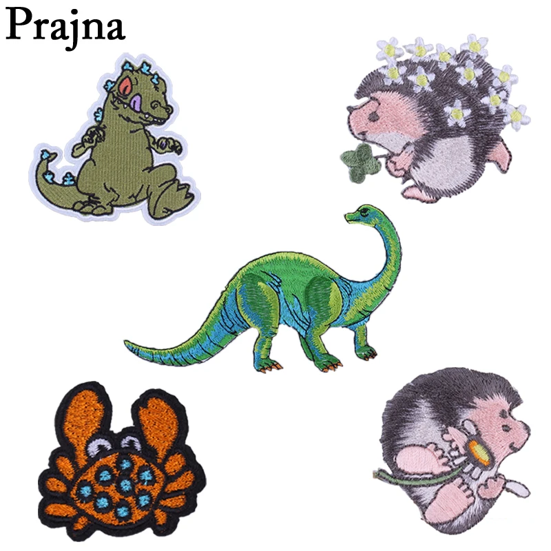Prajna Anime Dinosaur Crab Embroidered Patch Clothing Dress Applique Iron On Patches For Clothes Sew On T-Shirt Sticker DIY E
Prajna Anime Dinosaur Crab Embroidered Patch Clothing Dress Applique Iron On Patches For Clothes Sew On T-Shirt Sticker DIY E