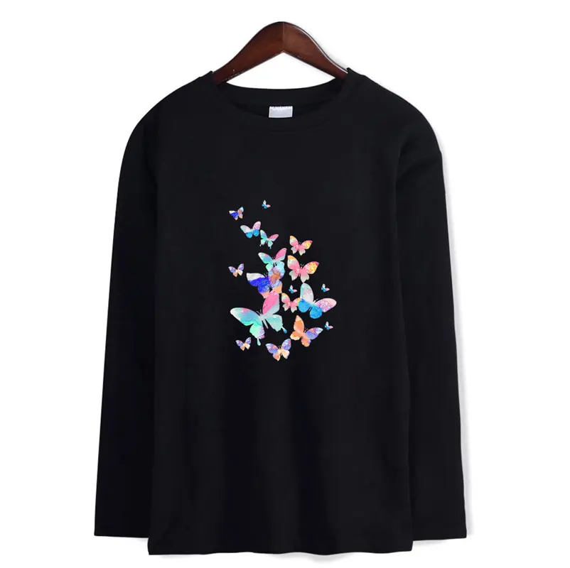 Autumn Animal Butterfly Long Sleeve T Shirt Women Autumn Winter T-Shirt Loose Plus Size Tshirt Womens Kawaii Top Tee Shirt
Autumn Animal Butterfly Long Sleeve T Shirt Women Autumn Winter T-Shirt Loose Plus Size Tshirt Womens Kawaii Top Tee Shirt