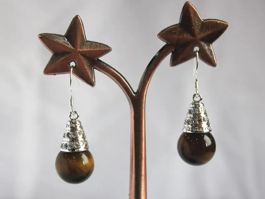 beautiful & high quality Silver Plated+ 12mm tiger eye bead hook earring 5.29 -Top quality free shipping
beautiful & high quality Silver Plated+ 12mm tiger eye bead hook earring 5.29 -Top quality free shipping
