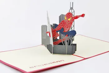 Spider postcard /3D cartoon kirigami card/ handmade greeting cards gift for men Free shipping
Spider postcard /3D cartoon kirigami card/ handmade greeting cards gift for men Free shipping