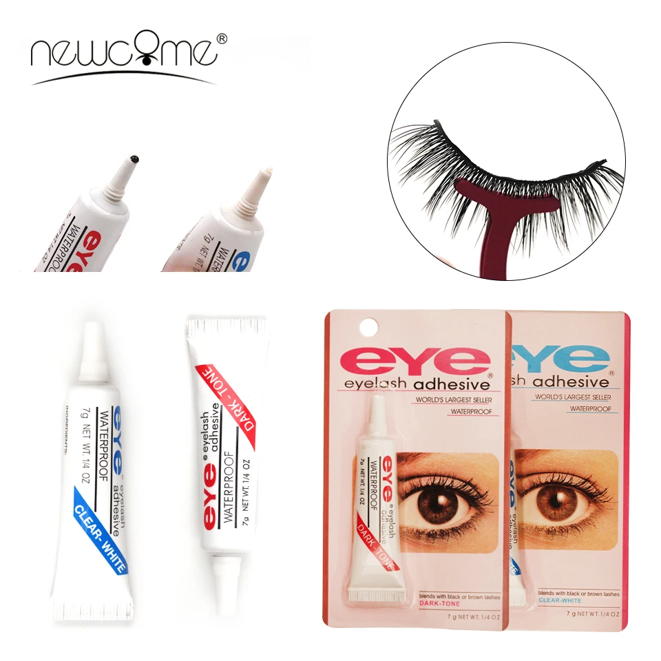 NEWCOME 1 PC Fake Eyelash Glug 7g Clear/Black Color Glue Eye Lashes Adhesive Easy Remover Glues Practice Eye Glue Waterproof
NEWCOME 1 PC Fake Eyelash Glug 7g Clear/Black Color Glue Eye Lashes Adhesive Easy Remover Glues Practice Eye Glue Waterproof