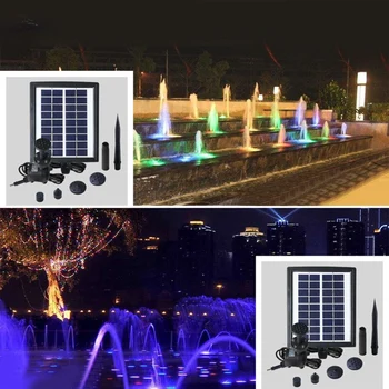 2.8W 220L/H LED Solar Panel Powered Water Feature Pump Outdoor Garden Pool Pond Aquarium Fountain Fish Pond Oxygenation Cycle
2.8W 220L/H LED Solar Panel Powered Water Feature Pump Outdoor Garden Pool Pond Aquarium Fountain Fish Pond Oxygenation Cycle