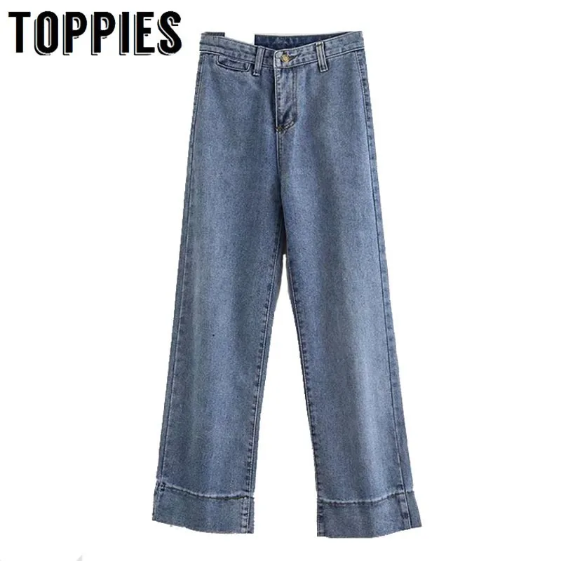Women Denim Pants Cowboy High Waist Straight Pants 2019 Autumn Loose Trousers Female Streetwear pantalon femme
Women Denim Pants Cowboy High Waist Straight Pants 2019 Autumn Loose Trousers Female Streetwear pantalon femme
