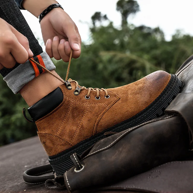 2019 Leather Men Boots Autumn Winter Ankle Boots Fashion Footwear Lace Up Shoes Men High Quality Vintage Men Shoes
2019 Leather Men Boots Autumn Winter Ankle Boots Fashion Footwear Lace Up Shoes Men High Quality Vintage Men Shoes