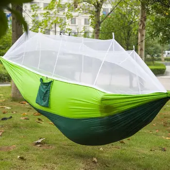 Portable 1-2 Person Mosquito Net Bug Hammock Hanging Bed Sleeping Swing Hamac For Outdoor Camping Travel Fishing Travel Beach
Portable 1-2 Person Mosquito Net Bug Hammock Hanging Bed Sleeping Swing Hamac For Outdoor Camping Travel Fishing Travel Beach