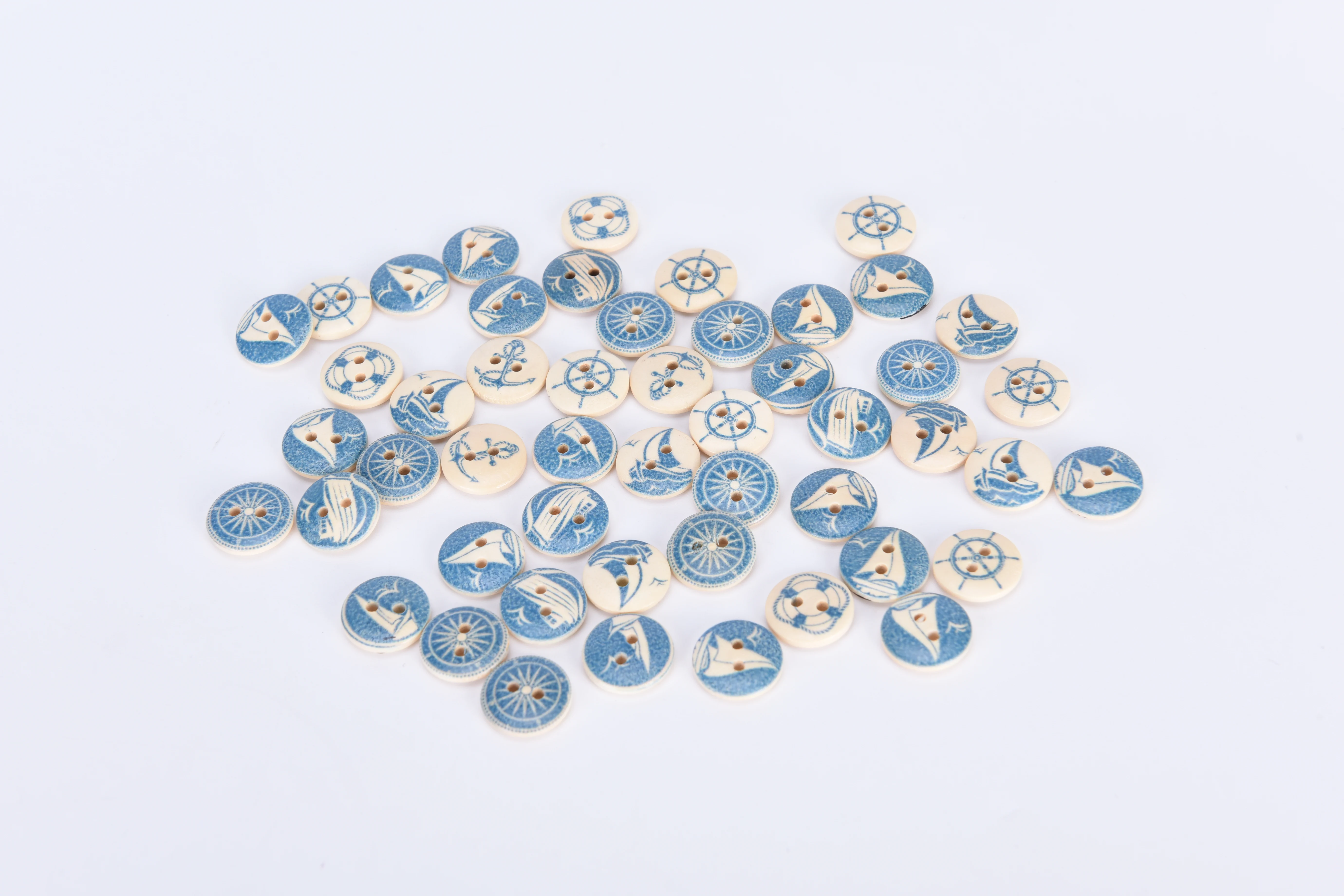 10PCs Cute Natural Wooden Round Buttons Blue Nautical Design Clothing Scrapbooking Button Sewing Accessories
10PCs Cute Natural Wooden Round Buttons Blue Nautical Design Clothing Scrapbooking Button Sewing Accessories