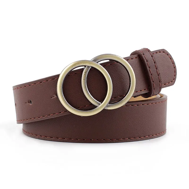 2019 New Arrival Vintage Classic Double Round Circle Buckle Belt Female Black Red Brown Solid Color Wide Leather Belts for Women
2019 New Arrival Vintage Classic Double Round Circle Buckle Belt Female Black Red Brown Solid Color Wide Leather Belts for Women