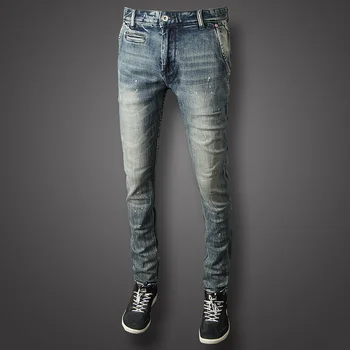 2019 Fashion Men Jeans High Quality Light Color Slim Fit Ripped Jeans Cotton Long Pants Brand Designer Classical Jeans Men
2019 Fashion Men Jeans High Quality Light Color Slim Fit Ripped Jeans Cotton Long Pants Brand Designer Classical Jeans Men