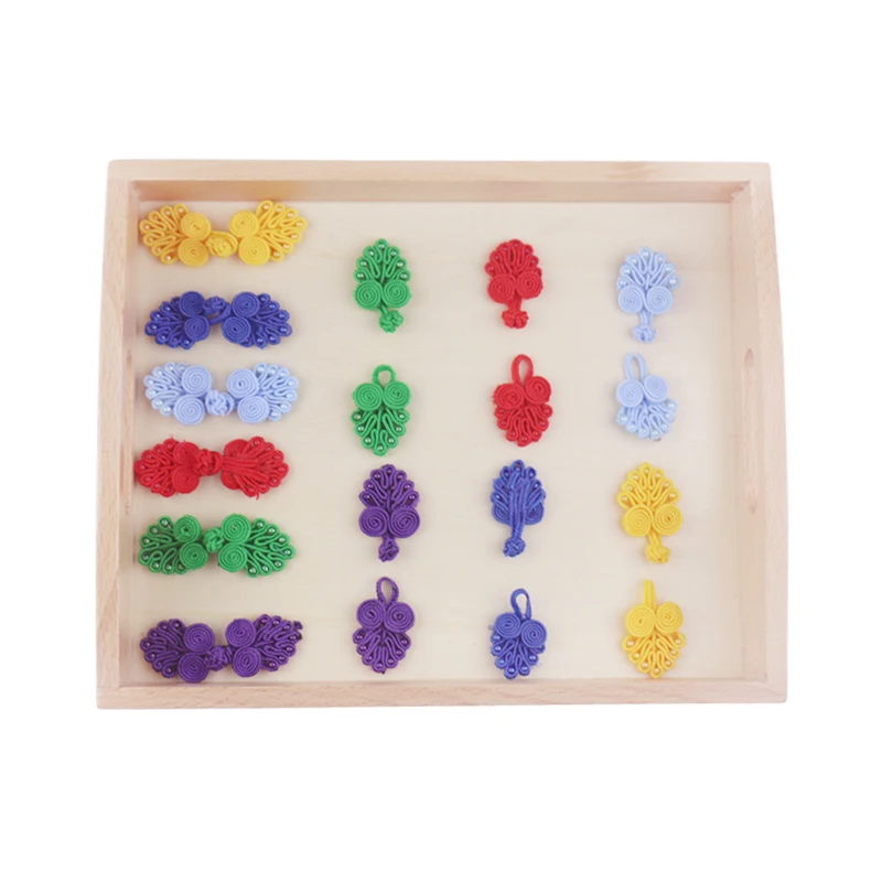Montessori Color Matching Buckles with Tray Practical Life Preschool Educational Learning Toys Juguetes Brinquedos YG2864H
Montessori Color Matching Buckles with Tray Practical Life Preschool Educational Learning Toys Juguetes Brinquedos YG2864H