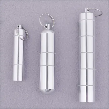 Pill Box Capsule Shape Aluminum Pill Case Keychain Outdoor Pocket Pill Holder Container Delicate Medicine Box
Pill Box Capsule Shape Aluminum Pill Case Keychain Outdoor Pocket Pill Holder Container Delicate Medicine Box