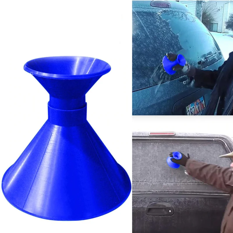 Magic Cone-Shaped Windshield Ice Scraper Snow Shovel Snow Removal Tool Decontamination Tool Car Funnel
Magic Cone-Shaped Windshield Ice Scraper Snow Shovel Snow Removal Tool Decontamination Tool Car Funnel