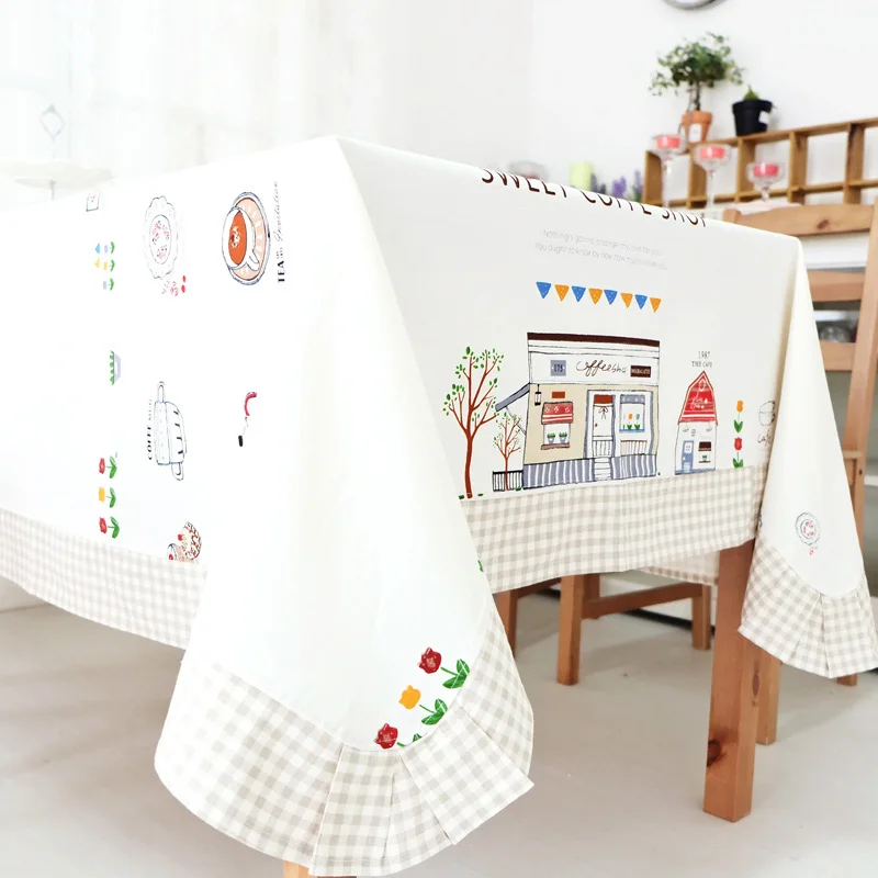 Japan Zakka Style High Quality Table Cloth Beige Plaid Round Tablecloths Cotton Rectangular Square Tablecloth Cartoon Printed
Japan Zakka Style High Quality Table Cloth Beige Plaid Round Tablecloths Cotton Rectangular Square Tablecloth Cartoon Printed