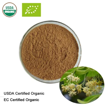USDA and EC Certified organic linden extract powder tilia flowers extract 10:1
USDA and EC Certified organic linden extract powder tilia flowers extract 10:1