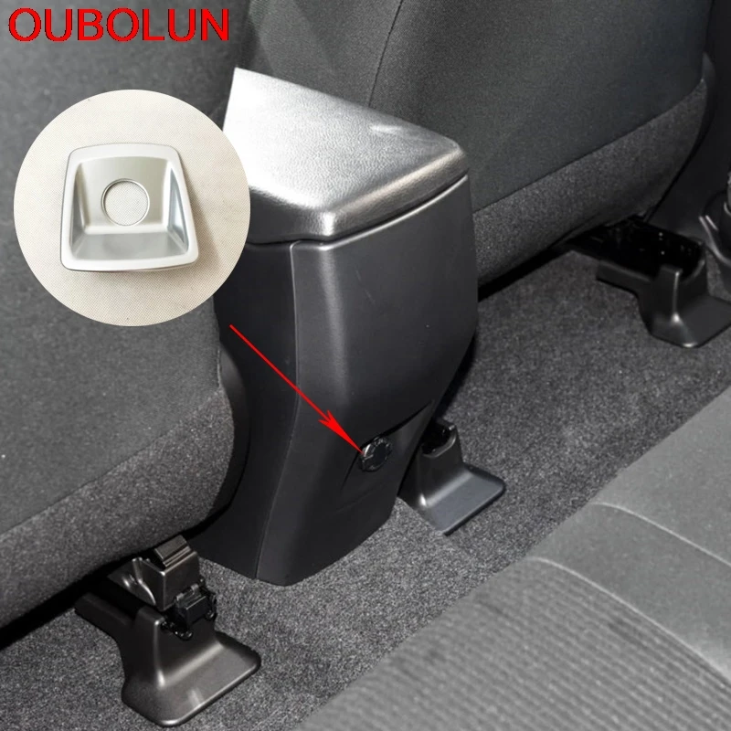 Подходит для Toyota RAV4 RAV 4 2016 ABS автомобильный подлокотник задние наклейки на