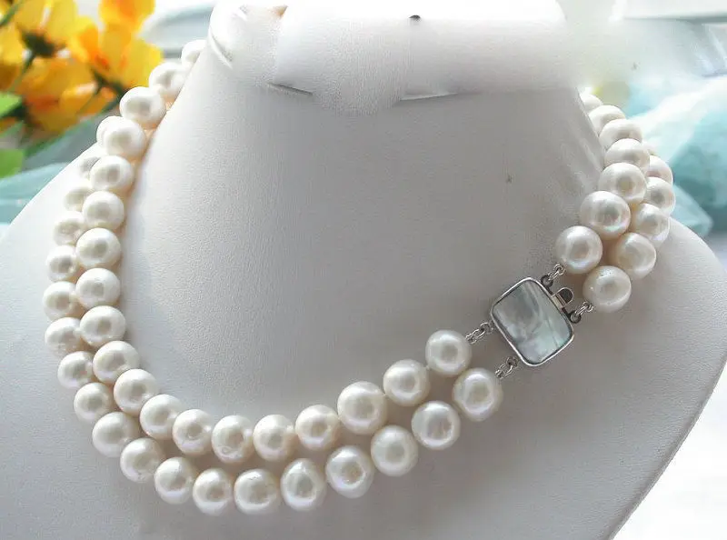 Hot sale new Style >>>>>NATURAL A++ 2ROW 12mm white round CULTURED PEARL necklace
Hot sale new Style >>>>>NATURAL A++ 2ROW 12mm white round CULTURED PEARL necklace