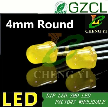 Yellow 4mm round 2-pin light diode 2.0-2.5v 585-595nm DIFFUSED DIP led 1000pcs free shipping 
Yellow 4mm round 2-pin light diode 2.0-2.5v 585-595nm DIFFUSED DIP led 1000pcs free shipping