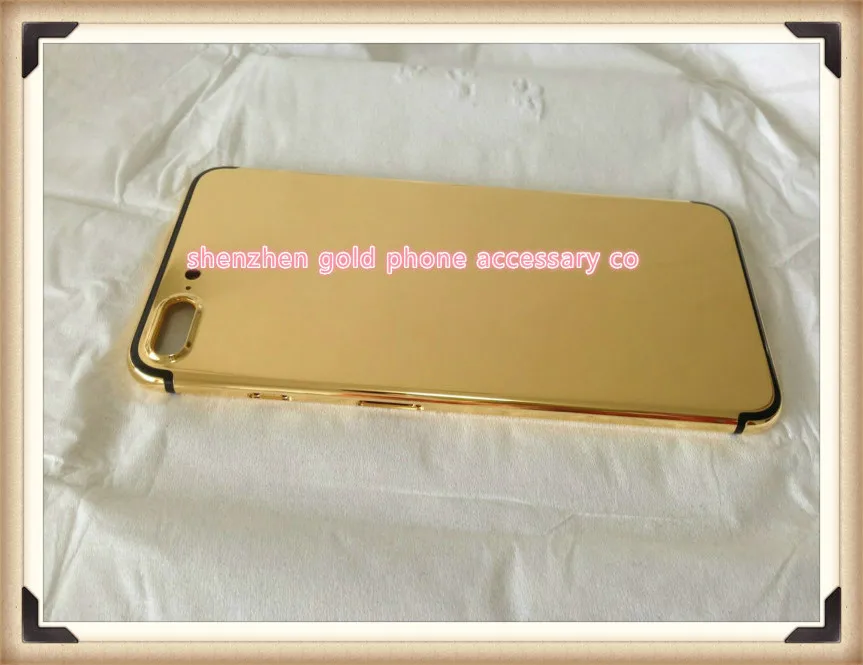 New Good Quality Replacement Luxury Chassis Housing for iphone 7 Back Cover 24k Mirror Gold Battery Door with Logo+Buttons
New Good Quality Replacement Luxury Chassis Housing for iphone 7 Back Cover 24k Mirror Gold Battery Door with Logo+Buttons