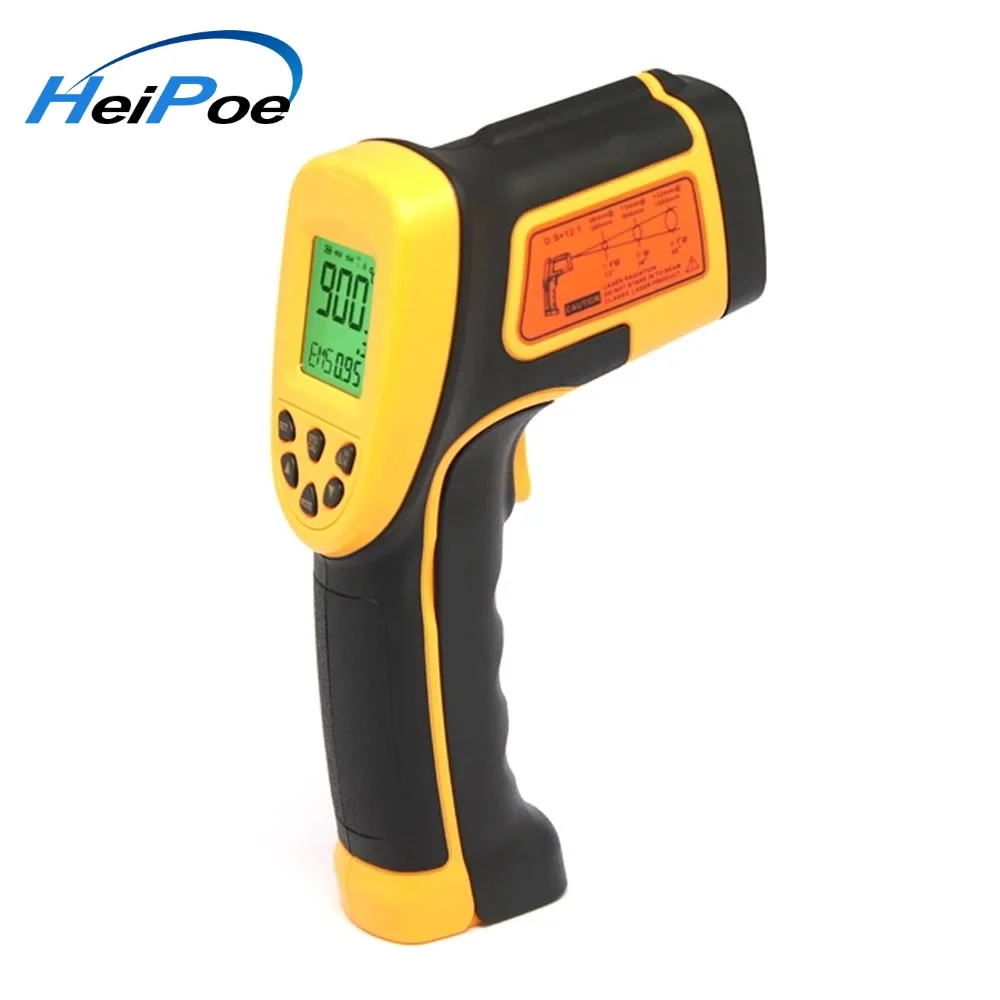 Smart Sensor AS862A 12:1 Non-contact Infrared Thermometer Digital Thermometer IR Thermometer -50~900 degree (-58~1652F)
Smart Sensor AS862A 12:1 Non-contact Infrared Thermometer Digital Thermometer IR Thermometer -50~900 degree (-58~1652F)