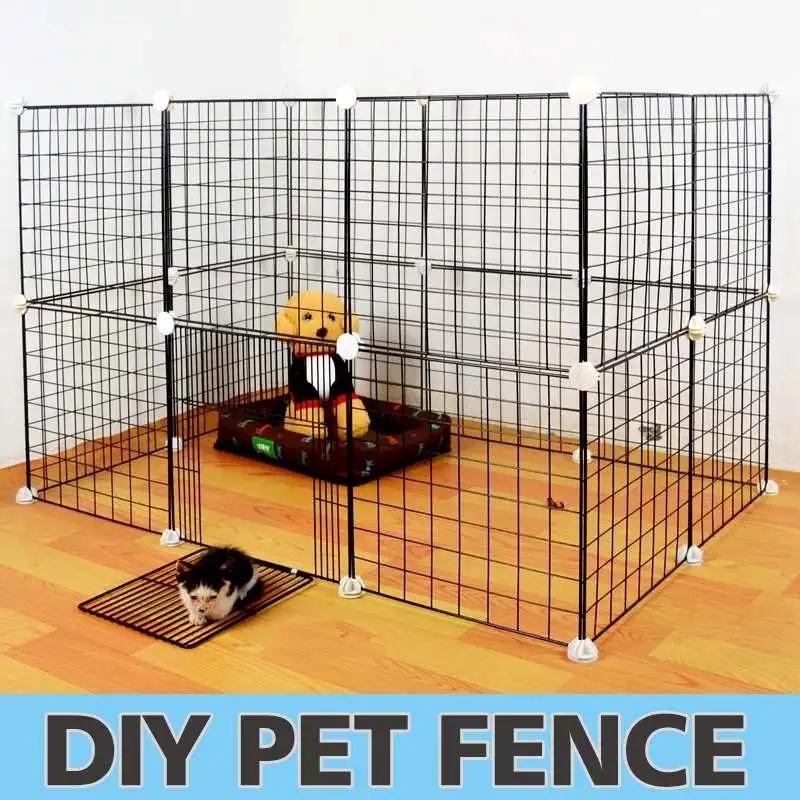 1/4/5/6PCS/SET DIY Pet Fences Dog Cage Playpen Iron Net Cat Puppy Kennel House Free Combination Animal Rabbit Playing Room
1/4/5/6PCS/SET DIY Pet Fences Dog Cage Playpen Iron Net Cat Puppy Kennel House Free Combination Animal Rabbit Playing Room