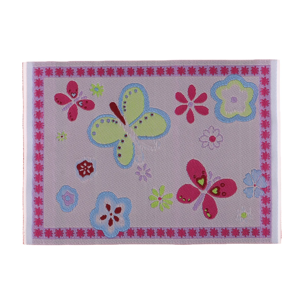 1/12 Scale Dollhouse Miniature Flowers Area Rug/Carpet/Mat Floor Coverings for Dolls House Any Rooms Furniture Decor Accessories 1/12 Scale Dollhouse Miniature Flowers Area Rug/Carpet/Mat Floor Coverings for Dolls House Any Rooms Furniture Decor Accessories