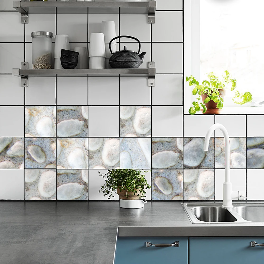 Funlife Self adhesive Waterproof Easy to Clean Cobblestone Tiles Kitchen bathroom Furniture Tile Sticker 15*15cm/20*20cm
Funlife Self adhesive Waterproof Easy to Clean Cobblestone Tiles Kitchen bathroom Furniture Tile Sticker 15*15cm/20*20cm