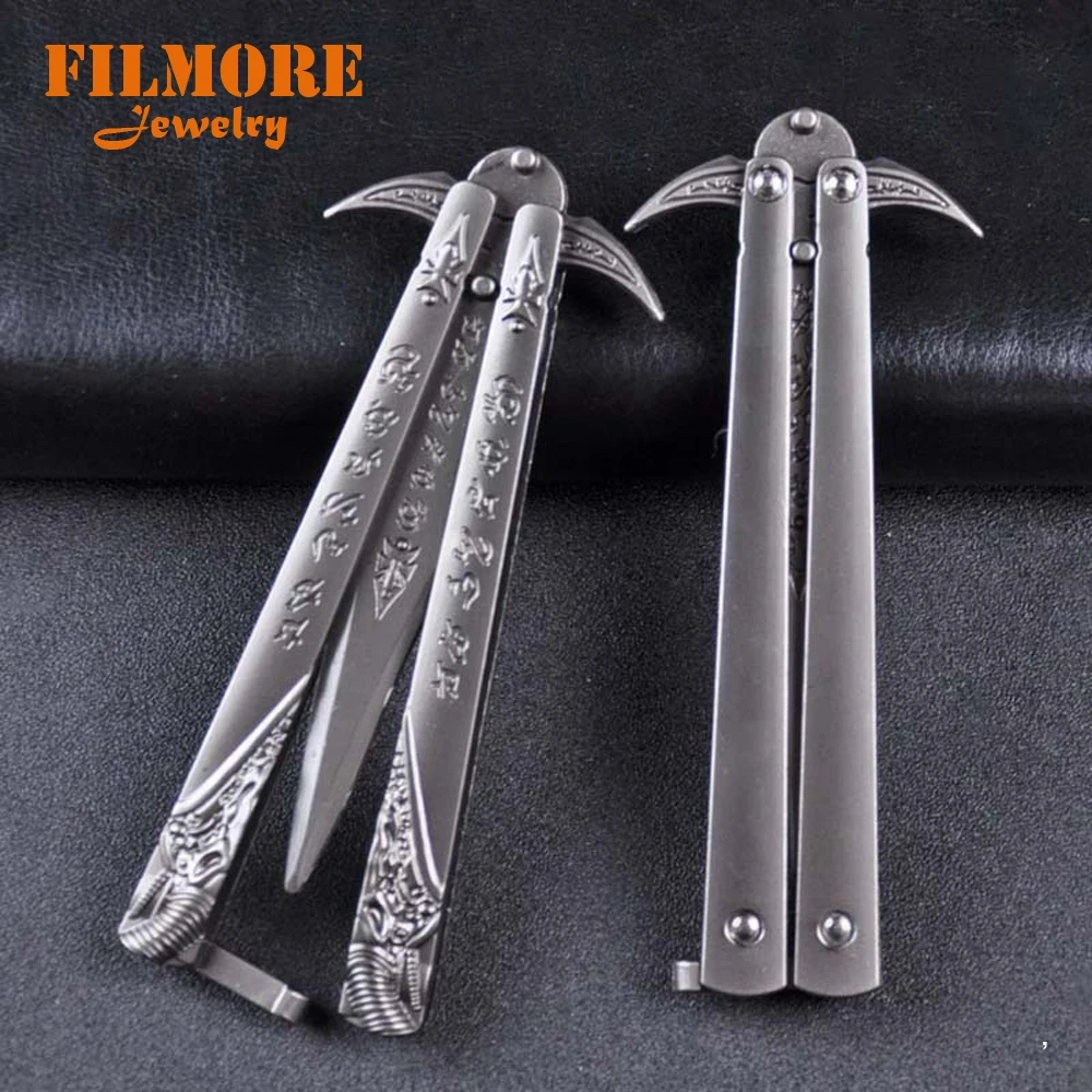 21cm World of Warcraft Weapon Model Sword Handwork Keychain WOW Frostmourne Swing Knife Training Tools No Edge Butterfly Knives
21cm World of Warcraft Weapon Model Sword Handwork Keychain WOW Frostmourne Swing Knife Training Tools No Edge Butterfly Knives