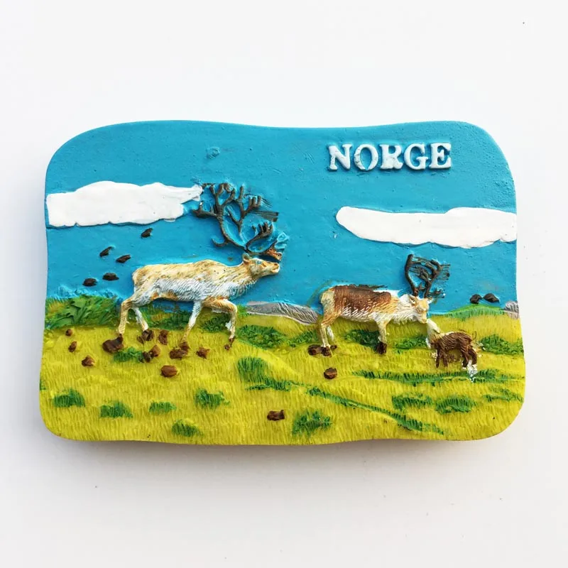 Norway Elk Family Pattern Refrigerator Sticker Famous Landscape Fridge Magnets Home Decoration Gift Wholesales
Norway Elk Family Pattern Refrigerator Sticker Famous Landscape Fridge Magnets Home Decoration Gift Wholesales