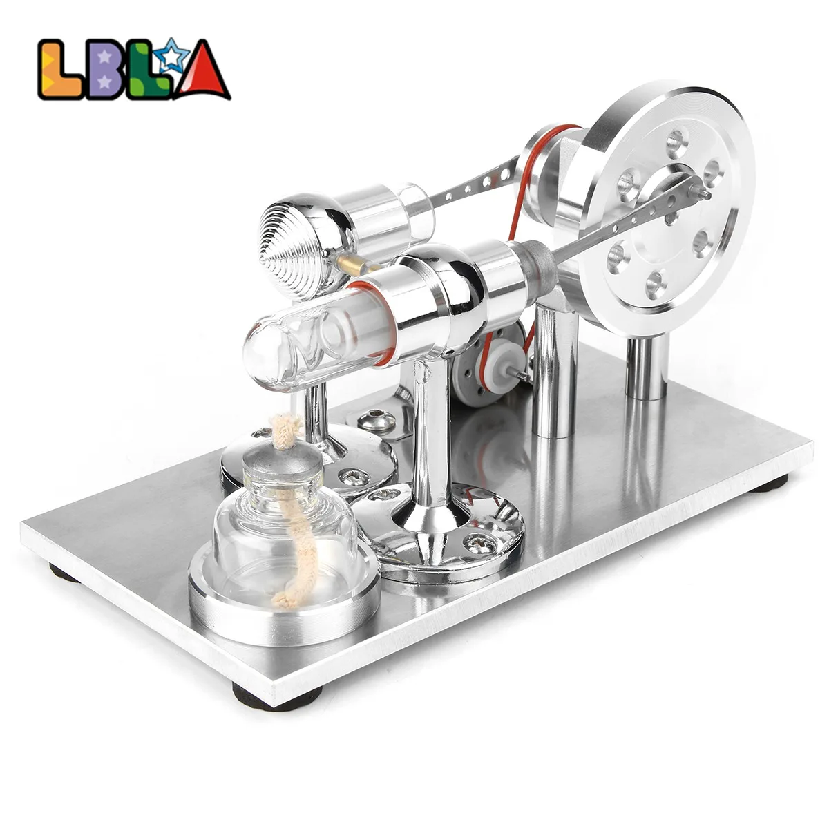 LBLA Hot Air Stirling Engine Model Power Generator Motor Educational Steam Toy Update Educational Science Toy Gift For Children
LBLA Hot Air Stirling Engine Model Power Generator Motor Educational Steam Toy Update Educational Science Toy Gift For Children