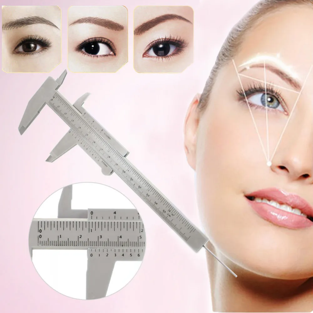 ATOMUS 1Pcs 150mm Measuring Caliper Plastic Portable Eyebrow Ruler Permanent Makeup Tattoo Measuring Tools ruler For Tattoo
ATOMUS 1Pcs 150mm Measuring Caliper Plastic Portable Eyebrow Ruler Permanent Makeup Tattoo Measuring Tools ruler For Tattoo