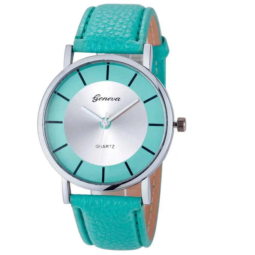 Vintage Women Watches Luxury New Geneva Women Fashion Retro Dial Leather Analog Quartz Wrist Watches Mint-Green Women Clock 50p
Vintage Women Watches Luxury New Geneva Women Fashion Retro Dial Leather Analog Quartz Wrist Watches Mint-Green Women Clock 50p
