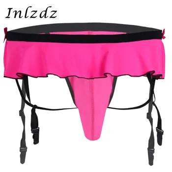 Sissy Panties Men Hot Sexy Lingerie Bikini Gay Underwear Open Back Underpants with Bulge Pouch Garters Male Panties Underwear
Sissy Panties Men Hot Sexy Lingerie Bikini Gay Underwear Open Back Underpants with Bulge Pouch Garters Male Panties Underwear
