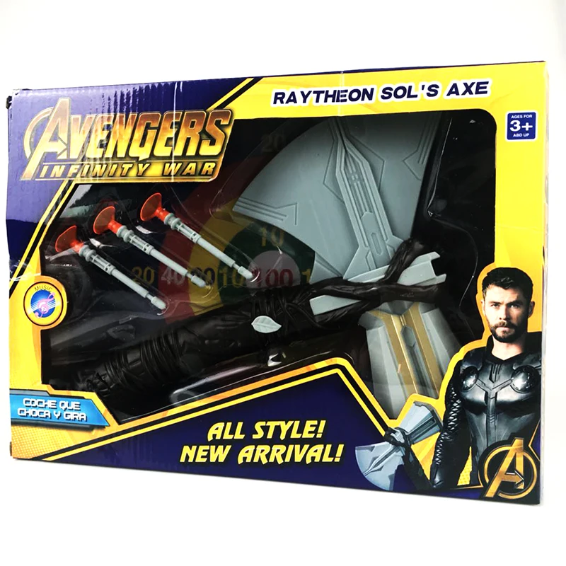 Marvel Avengers 3 Infinity War Thor Axe Hammer Toy Figure Thor Stormbreaker Superhero Weapon Model Sounding Thor Axe Launcher
Marvel Avengers 3 Infinity War Thor Axe Hammer Toy Figure Thor Stormbreaker Superhero Weapon Model Sounding Thor Axe Launcher