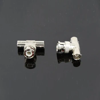 10pcs Monitoring Connector BNC/Q9 Three-way Head Two Mothers and One Male Video Plug BNC Male To BNC Female Adapters
10pcs Monitoring Connector BNC/Q9 Three-way Head Two Mothers and One Male Video Plug BNC Male To BNC Female Adapters